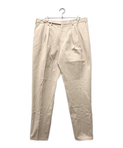 BRUNELLO CUCINELLI（ブルネロクチネリ）BRUNELLO CUCINELLI (ブルネロクチネリ) クロップドスラックスパンツ ブラウン サイズ:56 未使用品の古着・服飾アイテム