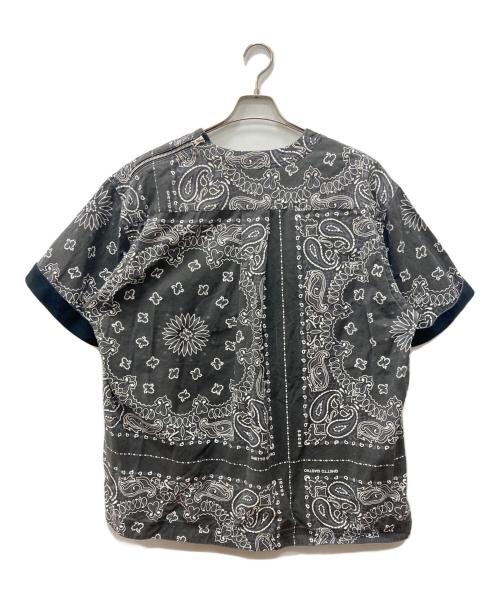 sacai（サカイ）sacai (サカイ) ペイズリー柄ジッププルオーバー ブラック サイズ:4の古着・服飾アイテム