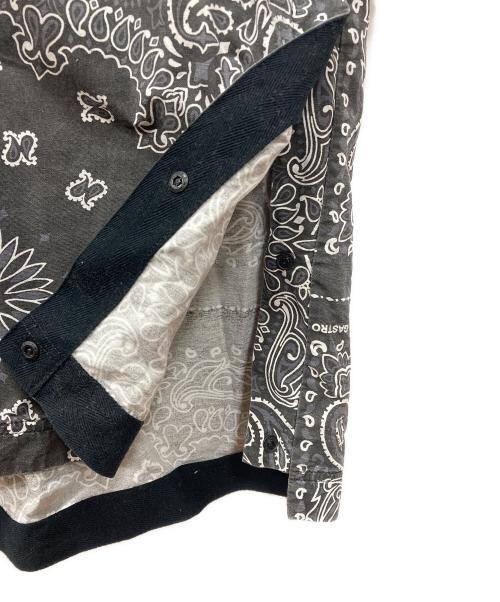 sacai（サカイ）sacai (サカイ) ペイズリー柄ジッププルオーバー ブラック サイズ:4の古着・服飾アイテム