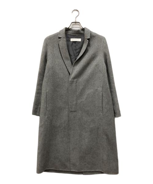 GALERIE VIE（ギャルリーヴィー）GALERIE VIE (ギャルリーヴィー) カシミヤダブルフェイス チェスターコート グレー サイズ:36の古着・服飾アイテム