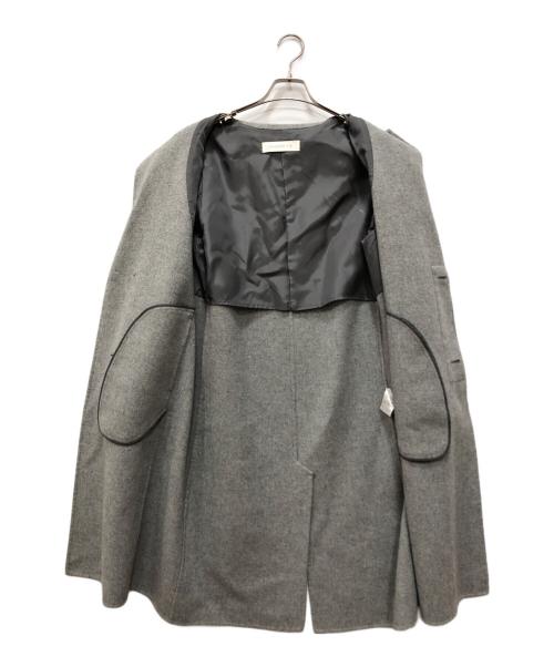 GALERIE VIE（ギャルリーヴィー）GALERIE VIE (ギャルリーヴィー) カシミヤダブルフェイス チェスターコート グレー サイズ:36の古着・服飾アイテム