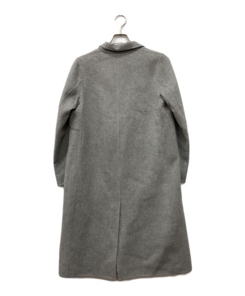 GALERIE VIE（ギャルリーヴィー）GALERIE VIE (ギャルリーヴィー) カシミヤダブルフェイス チェスターコート グレー サイズ:36の古着・服飾アイテム