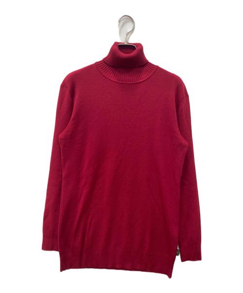LOUIS VUITTON（ルイ ヴィトン）LOUIS VUITTON (ルイ ヴィトン) ウールタートルネックニット レッド サイズ:Sの古着・服飾アイテム