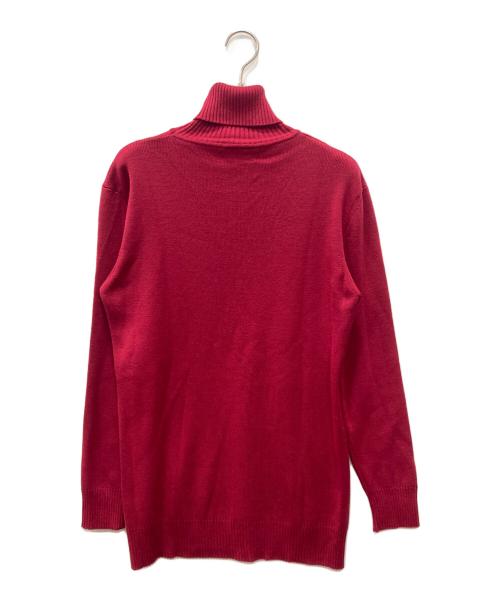 LOUIS VUITTON（ルイ ヴィトン）LOUIS VUITTON (ルイ ヴィトン) ウールタートルネックニット レッド サイズ:Sの古着・服飾アイテム