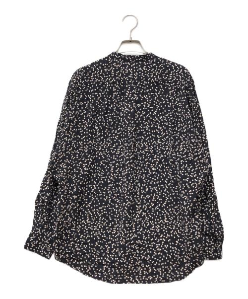 MARANT ETOILE（マランエトワール）MARANT ETOILE (マランエトワール) 総柄バンドカラーシャツ ブラック サイズ:34 未使用品の古着・服飾アイテム
