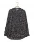 MARANT ETOILE（マランエトワール）の古着「総柄バンドカラーシャツ」｜ブラック