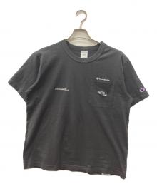 WTAPS×Champion（ダブルタップス×チャンピオン）の古着「ポケットTシャツ」｜ブラック