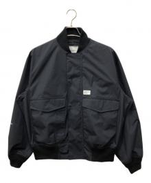 WTAPS（ダブルタップス）の古着「WFS / JACKET / NYLON. TAFFETA. PERTEX」｜ブラック