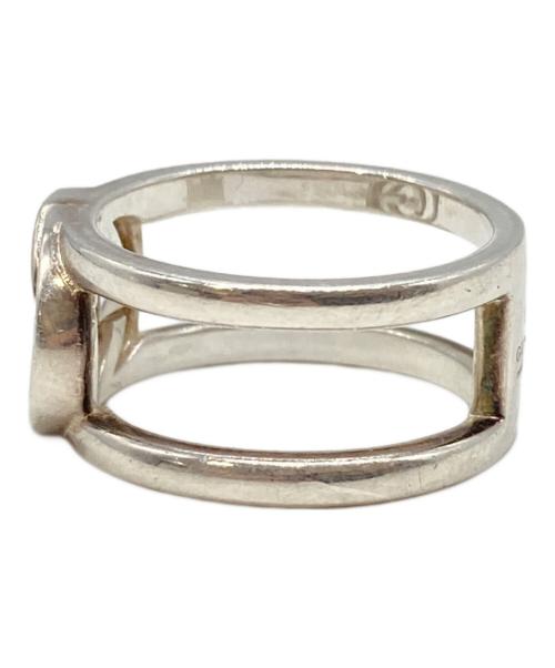 GUCCI（グッチ）GUCCI (グッチ) インターロッキングＧワイドリング シルバー サイズ:10号の古着・服飾アイテム