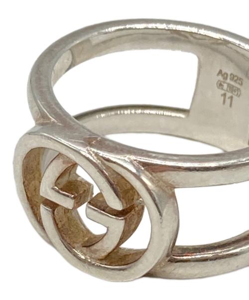 GUCCI（グッチ）GUCCI (グッチ) インターロッキングＧワイドリング シルバー サイズ:10号の古着・服飾アイテム