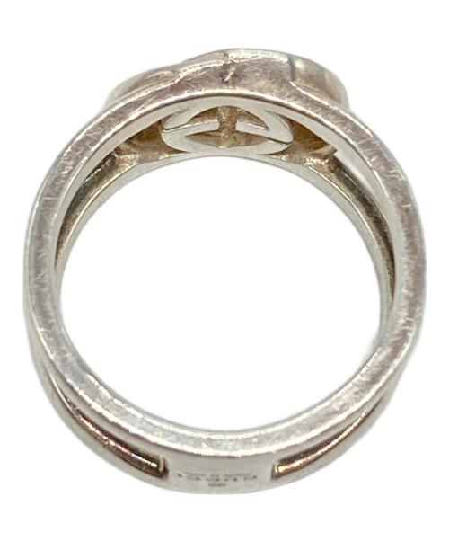 GUCCI（グッチ）GUCCI (グッチ) インターロッキングＧワイドリング シルバー サイズ:10号の古着・服飾アイテム