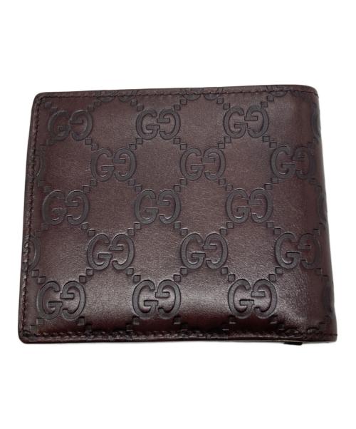 GUCCI（グッチ）GUCCI (グッチ) 2つ折り財布 ブラウン サイズ:下記参照の古着・服飾アイテム