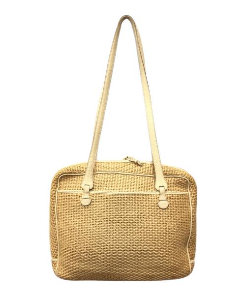 BOTTEGA VENETA（ボッテガベネタ）BOTTEGA VENETA (ボッテガベネタ) カゴハンドバッグ ブラウン サイズ:下記参照の古着・服飾アイテム