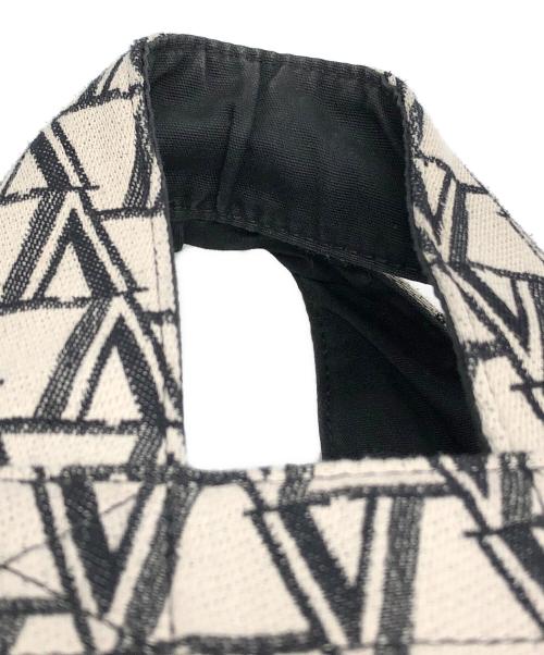 VERMEIL par iena（ヴェルメイユ パー イエナ）VERMEIL par iena (ヴェルメイユ パー イエナ) モノグラムロゴジャガードートバッグ ベージュ サイズ:下記参照の古着・服飾アイテム