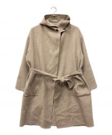 FRAMeWORK（フレームワーク）の古着「SUPER160’sフーディショートコート」｜ベージュ