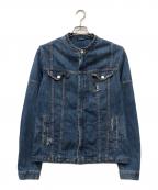 DOLCE & GABBANAドルチェ＆ガッバーナ）の古着「シングルデニムジャケット」｜インディゴ