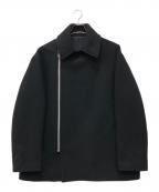 LAD MUSICIANラッドミュージシャン）の古着「MIDDLE MELTON RIDERS COAT」｜ブラック