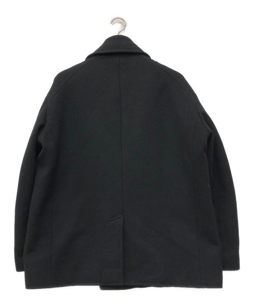 LAD MUSICIAN（ラッドミュージシャン）LAD MUSICIAN (ラッドミュージシャン) MIDDLE MELTON RIDERS COAT ブラック サイズ:46の古着・服飾アイテム