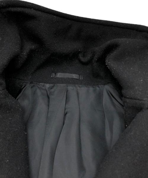 LAD MUSICIAN（ラッドミュージシャン）LAD MUSICIAN (ラッドミュージシャン) MIDDLE MELTON RIDERS COAT ブラック サイズ:46の古着・服飾アイテム