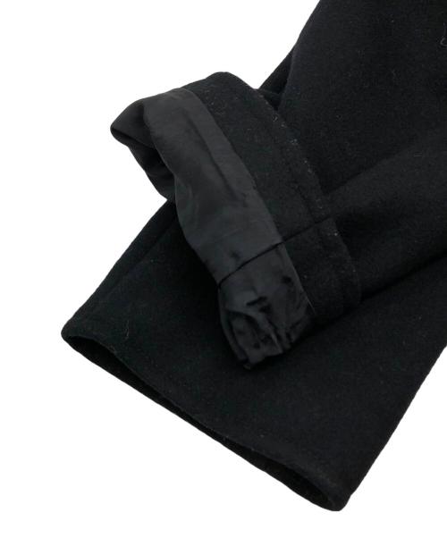 LAD MUSICIAN（ラッドミュージシャン）LAD MUSICIAN (ラッドミュージシャン) MIDDLE MELTON RIDERS COAT ブラック サイズ:46の古着・服飾アイテム