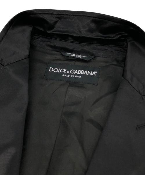 DOLCE & GABBANA（ドルチェ＆ガッバーナ）DOLCE & GABBANA (ドルチェ＆ガッバーナ) 1Bテーラードジャケット ブラック サイズ:48の古着・服飾アイテム