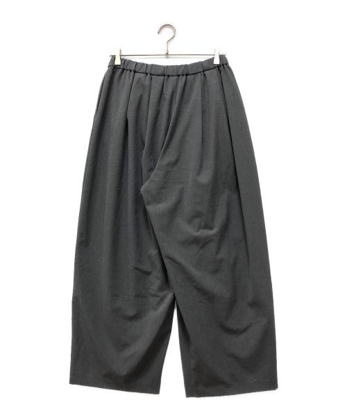 mizuiro-ind（ミズイロインド）mizuiro-ind (ミズイロインド) タックワイドパンツ グレー サイズ:下記参照の古着・服飾アイテム