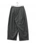 mizuiro-ind (ミズイロインド) タックワイドパンツ グレー サイズ:下記参照：11000円