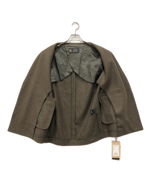 Curensology（カレンソロジー）Curensology (カレンソロジー) ノーカラージャケット ブラウン サイズ:F 未使用品の古着・服飾アイテム