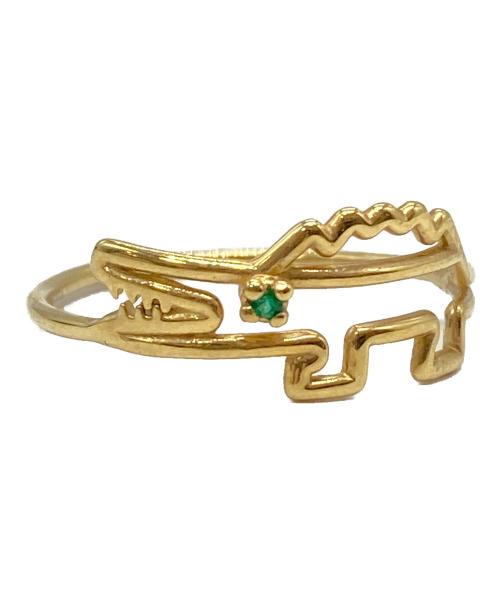 ALIITA（アリータ）ALIITA (アリータ) COCODRILO ESMERALDAリング ゴールド サイズ:12号の古着・服飾アイテム