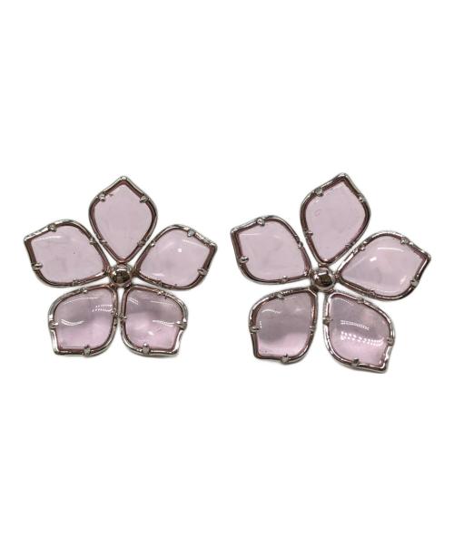 susan fang（スーザン・ファング）SUSAN FANG (スーザン・ファング) フラワーモチーフピアス ピンク サイズ:下記参照の古着・服飾アイテム