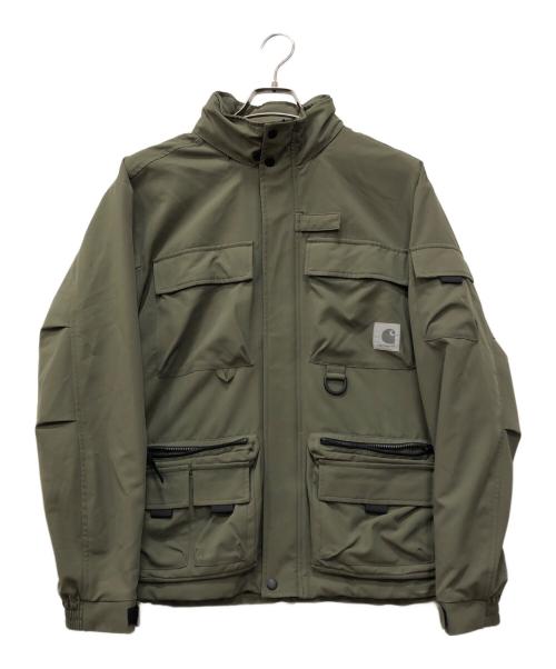 Carhartt WIP（カーハート ワークインプログレス）CARHARTT WIP (カーハート ワークインプログレス) ELMWOOD JACKET カーキ サイズ:Sの古着・服飾アイテム