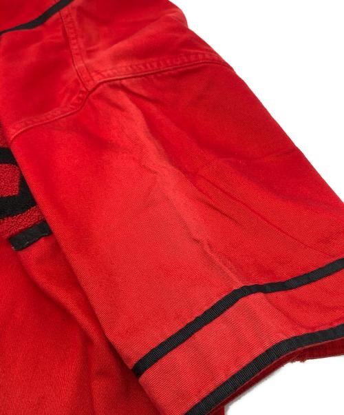 SUPREME（シュプリーム）Supreme (シュプリーム) BASEBALL SHIRT レッド サイズ:Sの古着・服飾アイテム