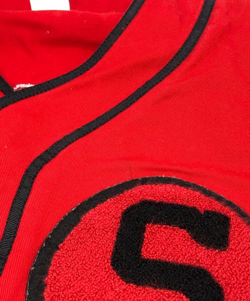 SUPREME（シュプリーム）Supreme (シュプリーム) BASEBALL SHIRT レッド サイズ:Sの古着・服飾アイテム