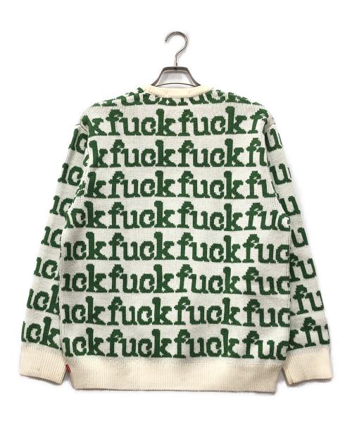 SUPREME（シュプリーム）SUPREME (シュプリーム) Fuck Sweater グリーン サイズ:Mの古着・服飾アイテム