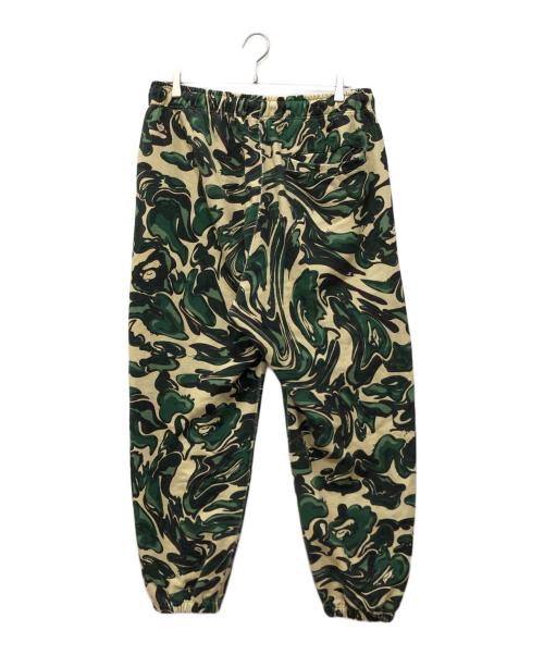 A BATHING APE（ア ベイシング エイプ）A BATHING APE (ア ベイシング エイプ) カモフラージュスウェットパンツ ブラウン サイズ:Lの古着・服飾アイテム