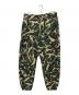 A BATHING APE（ア ベイシング エイプ）の古着「カモフラージュスウェットパンツ」｜ブラウン