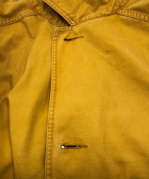 Eddie Bauer（エディーバウアー）Eddie Bauer (エディーバウアー) ハンティングジャケット イエロー サイズ:XLの古着・服飾アイテム