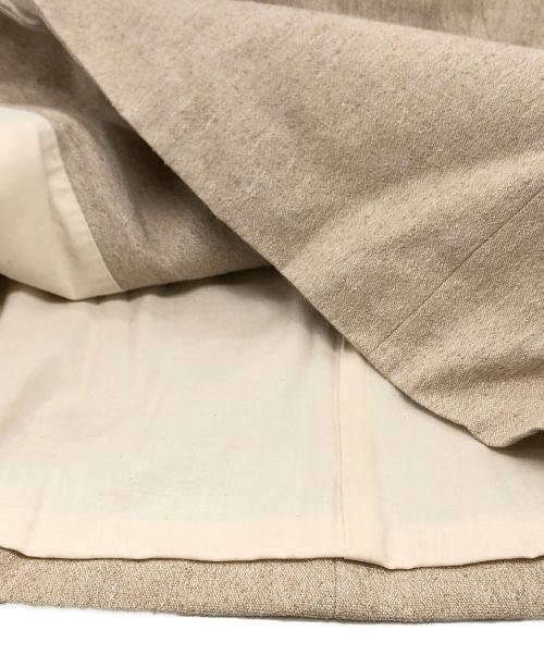 MACPHEE（マカフィー）MACPHEE (マカフィー) サマーブークレーツイード ノーカラージャケット ベージュ サイズ:36の古着・服飾アイテム