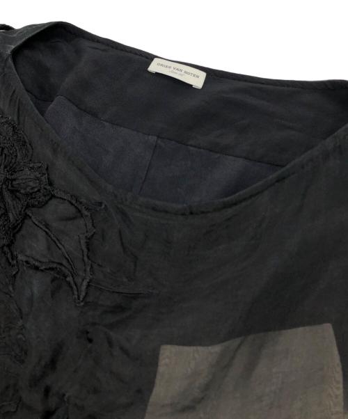 DRIES VAN NOTEN（ドリスヴァンノッテン）DRIES VAN NOTEN (ドリスヴァンノッテン) レイヤードシルクワンピース ブラック サイズ:36の古着・服飾アイテム