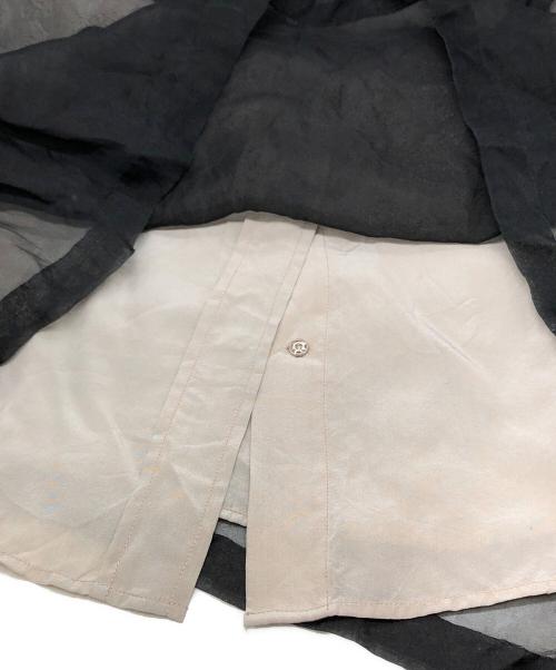 DRIES VAN NOTEN（ドリスヴァンノッテン）DRIES VAN NOTEN (ドリスヴァンノッテン) レイヤードシルクワンピース ブラック サイズ:36の古着・服飾アイテム