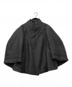 COMME des GARCONSコムデギャルソン）の古着「ポリエステル二次元デザインジャケット」｜ブラック