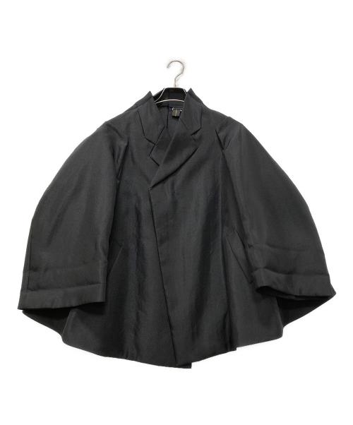 COMME des GARCONS（コムデギャルソン）COMME des GARCONS (コムデギャルソン) ポリエステル二次元デザインジャケット ブラック サイズ:Sの古着・服飾アイテム