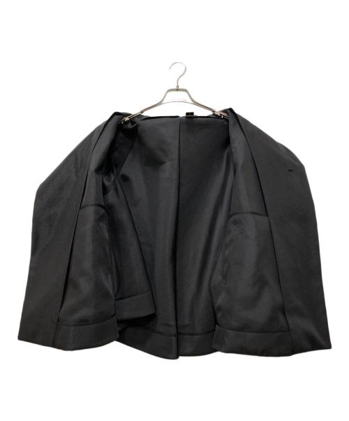 COMME des GARCONS（コムデギャルソン）COMME des GARCONS (コムデギャルソン) ポリエステル二次元デザインジャケット ブラック サイズ:Sの古着・服飾アイテム