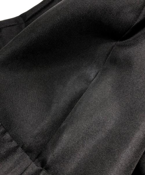 COMME des GARCONS（コムデギャルソン）COMME des GARCONS (コムデギャルソン) ポリエステル二次元デザインジャケット ブラック サイズ:Sの古着・服飾アイテム