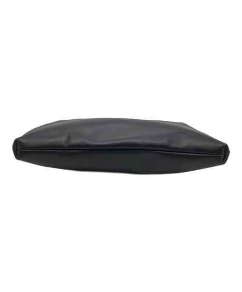 COMME des GARCONS COMME des GARCONS（コムデギャルソン コムデギャルソン）COMME des GARCONS COMME des GARCONS (コムデギャルソン コムデギャルソン) 台形レザーがま口バッグ ブラック サイズ:下記参照の古着・服飾アイテム