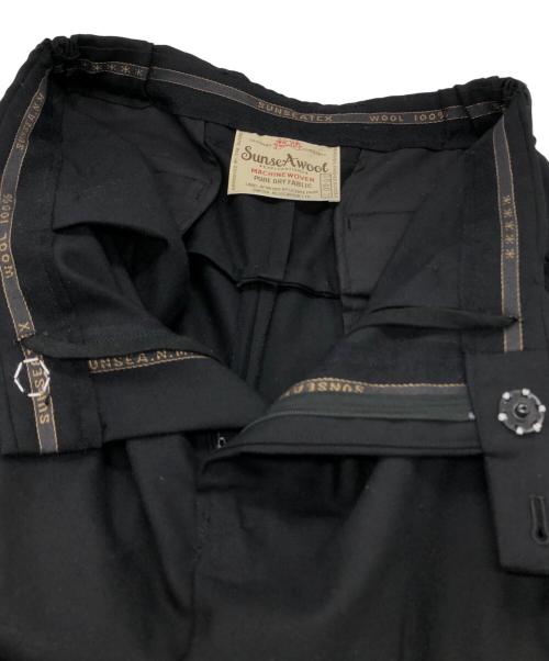 SUNSEA（サンシー）SUNSEA (サンシー) N.M STRAIGHT PANTS ブラック サイズ:3の古着・服飾アイテム