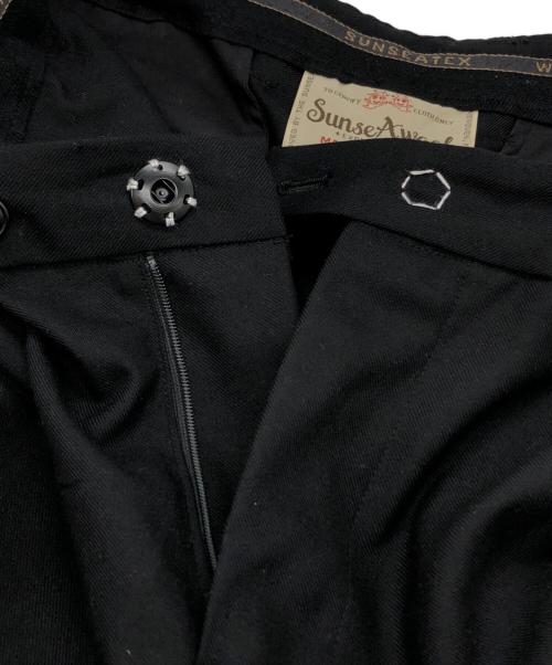 SUNSEA（サンシー）SUNSEA (サンシー) N.M STRAIGHT PANTS ブラック サイズ:3の古着・服飾アイテム