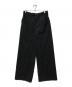 SUNSEA（サンシー）の古着「N.M STRAIGHT PANTS」｜ブラック