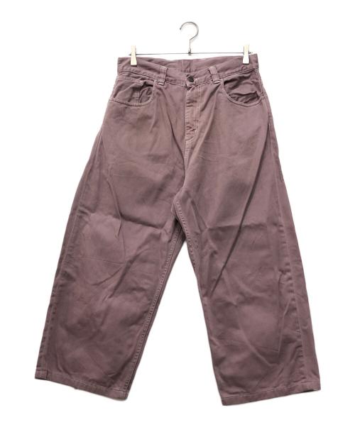 Carhartt WIP（カーハート ワーク イン プログレス）CARHARTT WIP (カーハート ワークインプログレス) BRANDON PANT ピンク サイズ:Sの古着・服飾アイテム