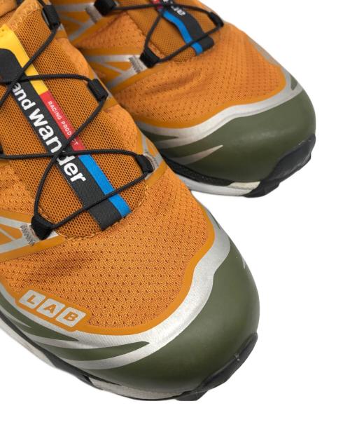 SALOMON（サロモン）SALOMON (サロモン) and wander (アンドワンダー) XT-6 トレイルランニングシューズ オレンジ サイズ:28cmの古着・服飾アイテム